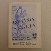 England Football Programme. Romania v England November 6th, 1968, football programme in Good