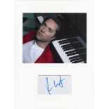 Ricky Wilson (Kaiser Chiefs) signature piece in autograph presentation. Mounted with photograph to