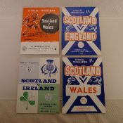 Scotland Football Programmes. Scotland Football Programmes. 4 x Scotland 1950s/60s International