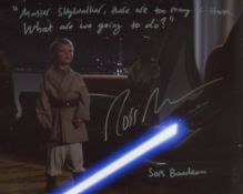 Star Wars 8x10 photo from Revenge of the Sith signed by actor Ross Beadman, complete with quote!.