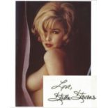 Stella Stevens signed card with 10x8 colour photo. Good condition. All autographs come with a