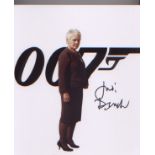 James Bond Dame Judi Dench signed 10 x 8 inch photo . Good condition. All autographs come with a