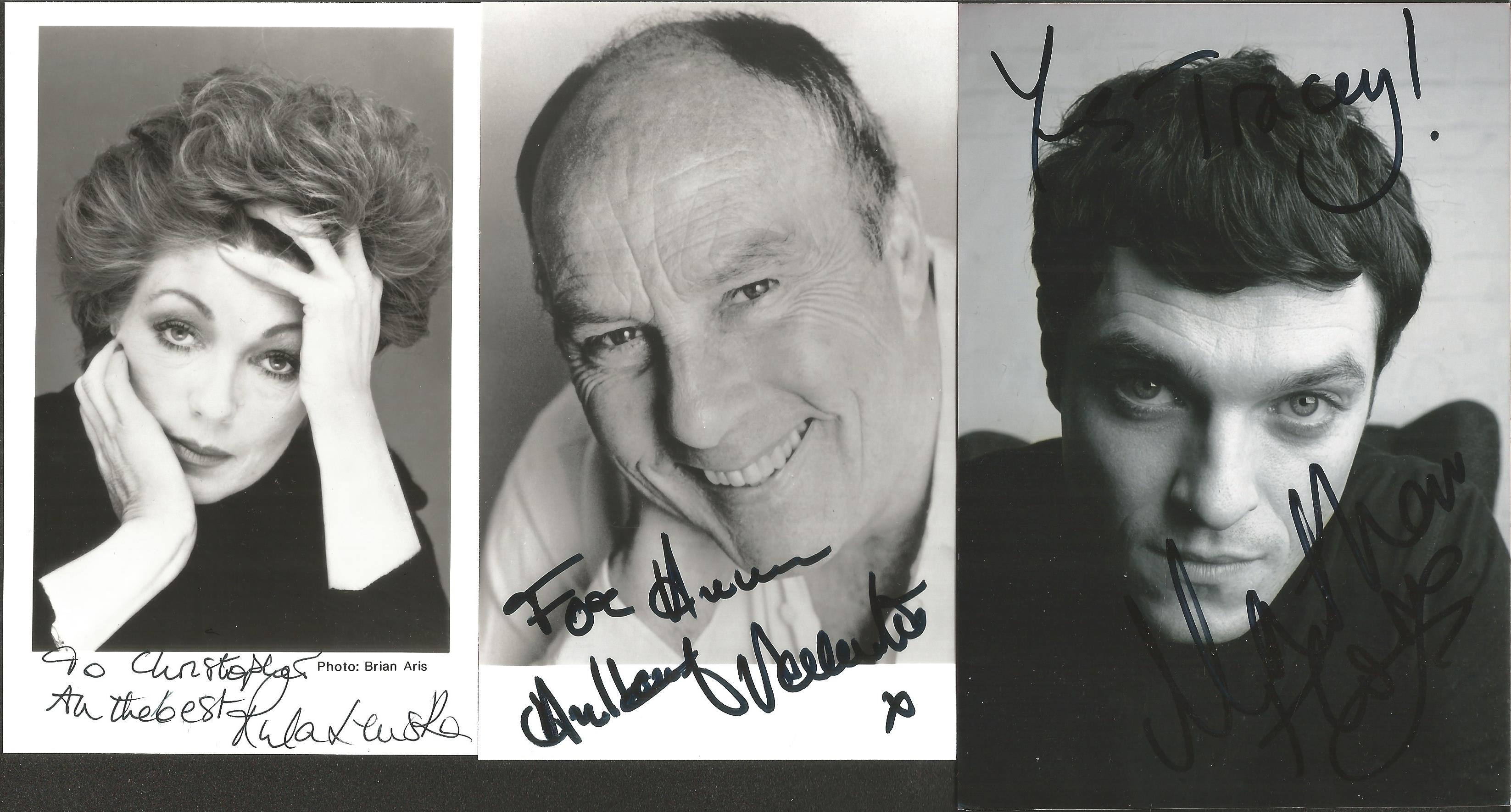 Actors signed collection. Dean Jones The Love Bug, Ford Davies Star Wars, Anthony Valentine, Kathy - Image 2 of 3