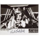 Star Wars 8x10 photo from Return of the Jedi, signed by B Wing pilot Richard Oldfield. Good
