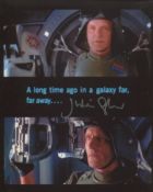 Star Wars 8x10 "A long time ago, far far away" quote photo signed by actor Julian Glover (General