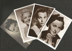 Assorted 1950's signed postcards. Some printed. Good condition. All autographs come with a