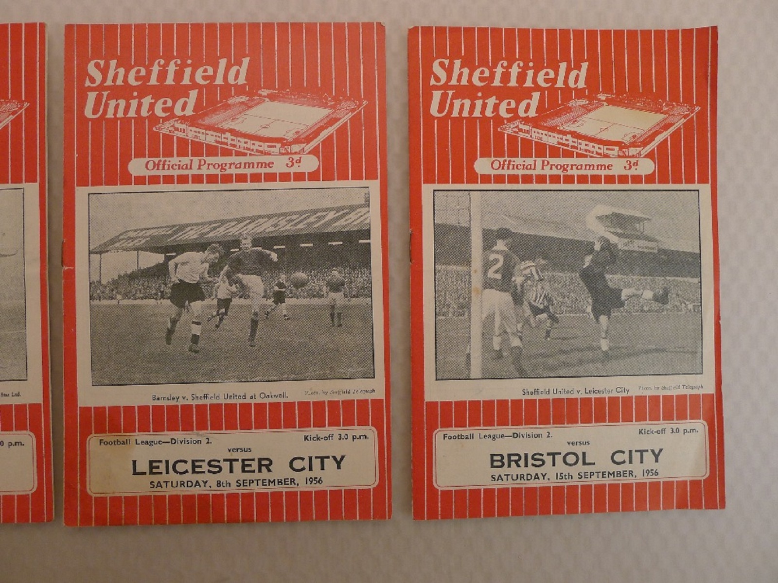 Vintage Football Programmes. 4 x Sheffield United 1956 football programmes comprising v Arsenal - Image 3 of 4