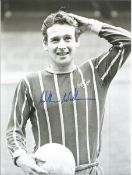 Football Autographed Crystal Palace 8 X 6 Photos Col & B/W, Depicting Three Players Striking Poses