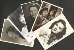 Actresses signed collection. Rhonda Fleming, Athene Seyler etc. Nellie Lutcher Jazz singer &