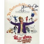 Willy Wonka 8x10 movie scene photo signed by actress Julie Dawn Cole who played Veruca Salt. Good
