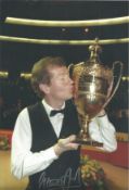 Steve Davis Signed Snooker 8x12 Photo. Good condition. All autographs come with a Certificate of