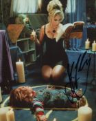 Bride of Chucky horror movie 8x10 photo signed by actress Jennifer Tilly. Good condition. All