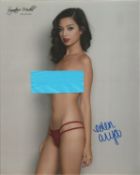 Eden Arya signed 10x8 colour glam photo. Good condition. All autographs come with a Certificate of