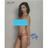 Eden Arya signed 10x8 colour glam photo. Good condition. All autographs come with a Certificate of