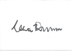 Clive Dunn signed white card. Good condition. All autographs come with a Certificate of