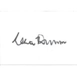 Clive Dunn signed white card. Good condition. All autographs come with a Certificate of