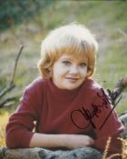 Hayley Mills. Nice 8x10 portrait photo signed by TV and Film star Hayley Mills. Good condition.
