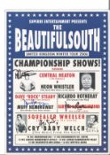 The Beautiful South wrestling tour 2006 programme. Signed on front cover by 4. Good condition. All