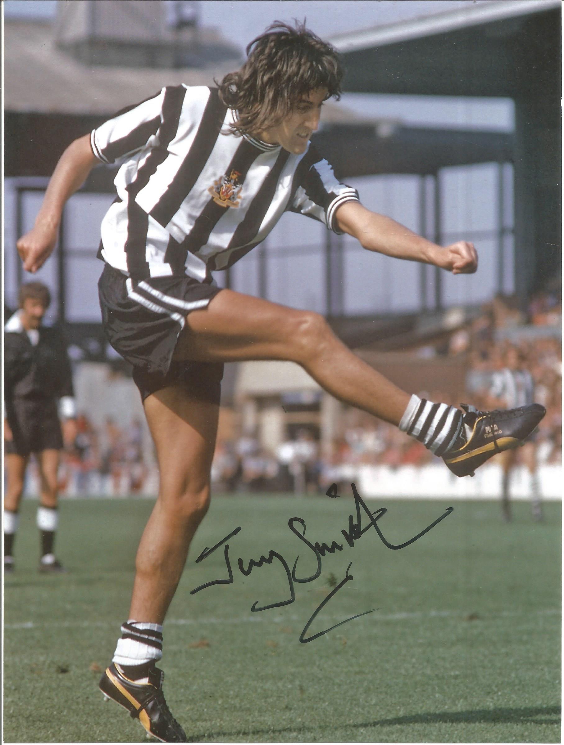 Football Autographed Newcastle United 8 X 6 Photos Col, Depicting Former Player Jimmy Smith In - Image 2 of 2