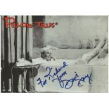 Doris Day signed 6x4 black and white photo from Pillow Talk. Good condition. All autographs come