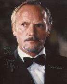 007 James Bond villain Julian Glover as Kristatos signed 8x10 photo. Good condition. All
