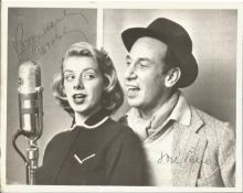 Rosemary Clooney and Jose Ferrer signed 8x6 black and white photo. Good condition. All autographs