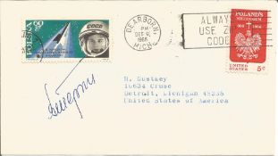 Valentina Tereshkova signed cover. Good condition. All autographs come with a Certificate of