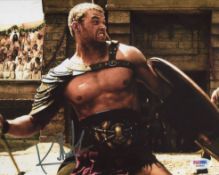 Spartacus 8x10 TV series photo signed by actor Kellan Lutz. Good condition. All autographs come with