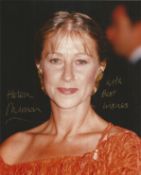 Helen Mirren signed 8x10 colour photo. Good condition. All autographs come with a Certificate of