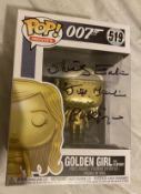 007 James Bond. Funko Pop Vinyl James Bond Golden Girl signed In Person by Shirley Eaton who has