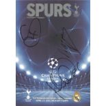 Nayim signed official Spurs matchday programme dated 13/4/2011. Signed on front cover. Good