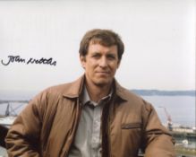 Bergerac, a lovely 8x10 photo signed by actor John Nettles as the TV detective Bergerac. Good