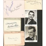 Actors & Directors signed collection mainly autograph album pages. 30+ autographs Includes Charlie