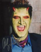 Horror TV series 'Angel' 8x10 photo signed by actor Andy Hallett. Good condition. All autographs