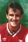 Martin Hayes Signed 8x12 Arsenal Photo. Good condition. All autographs come with a Certificate of
