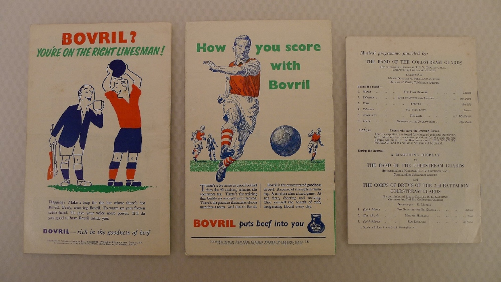 England Football Programmes. 3 x England v Wales 1950s International football programmes - Image 2 of 3