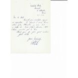 Group Captain Roy Leslie Fuller AFC* signed hand written ALS dated 5/1/71, in response to Mr Ball,