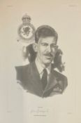 World War II Flying Officer John Cruickshank VC signed 24X16 pencil drawing limited edition 702/1000