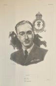 World War II Flight Lieutenant Bill Reid VC signed 24x16 pencil drawing limited edition also