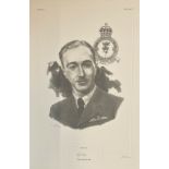 World War II Flight Lieutenant Bill Reid VC signed 24x16 pencil drawing limited edition also