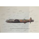 World War II 22x15 Avro Lancaster B. 1 of No 467 Squadron Royal Australian Air Force Europe 1943-