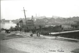 WW2 Corran Purdon MC signed Dieppe Raid HMS Campbeltown 12 x 8 inch b/w photo, later POW at