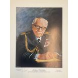 World War II 16X12 colour print Marshal of the Royal Air Force Sir Arthur Harris Bt, GCB, OBE AFC