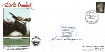 Air Marshal Sir Harold Maguire DSO - 229 Squadron signed unflown FDC Skies To Dunkirk No. 31 of