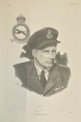 World War II Wing Commander Rod Learoyd VC signed 24x16 pencil drawing limited edition 105/1000 Also