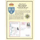 Major General Alan Cathcart, 6th Earl Cathcart CB DSO MC KStJ signed cover 25th Anniversary Berlin