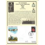 WW2 Battle of Britain fighter ace Air Commodore Clive Conrad Mahoney Baker OBE 23 Sqdn signed