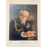 World War II 16X12 colour print Marshal of the Royal Air Force Sir Arthur Harris Bt, GCB, OBE AFC