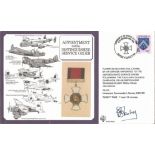 Falklands War Lt Cdr I Stanley DSO RN signed Distinguished Service Order DM Medal cover. Good
