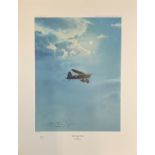 World War II 17X13 print titled Special Duties limited edition 257/750 initialled by the artist